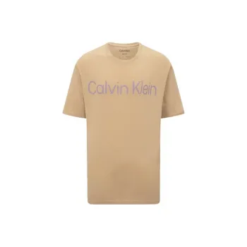 CK/Calvin Klein T-Shirt Men's Stone Gray Yellow