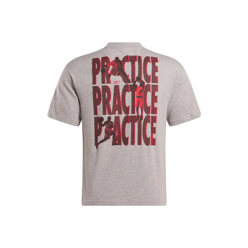 Reebok Basketball Practice T-Shirt Men's Gray-0