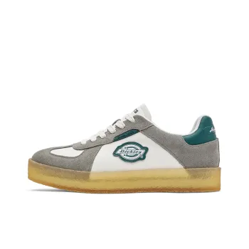 Dickies Wear resistant And Lightweight Low Top Skateboard Shoes Men's White Gray
