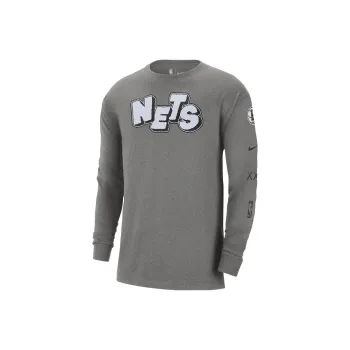 Nike Brooklyn Nets 2023/24 City Edition Men's Nike Nba Max90 Long Sleeve T Shirt