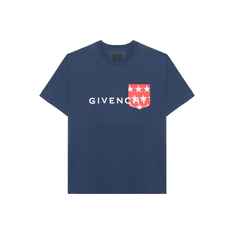 Givenchy Logo Printed Crewneck T Shirt-0