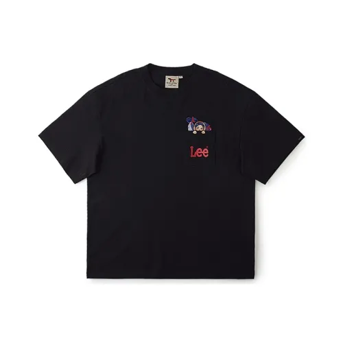 Lee T Shirts Unisex Black