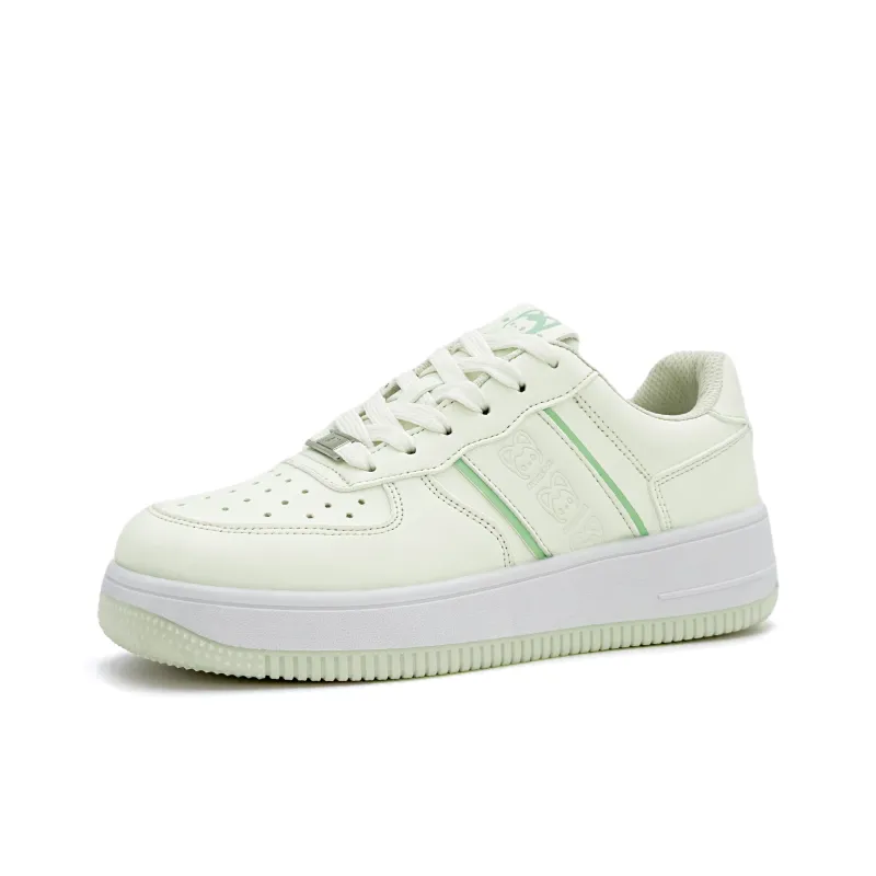 ALI THE FOX Low-Top Skateboard Shoes Women's Classic White/Hai Chang Blue-2
