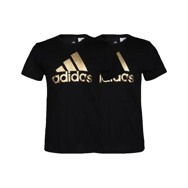 Adidas Set-in Sleeve T-Shirt Men's 2 Pack Black-0