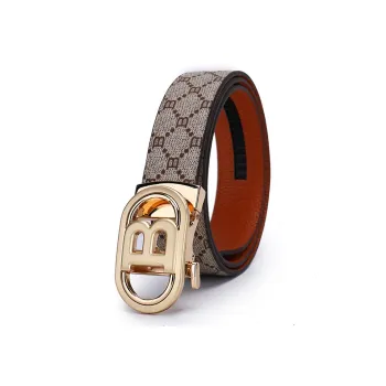 JONNY MOORE Top Grain Cow Leather Belts Unisex 3.5CM