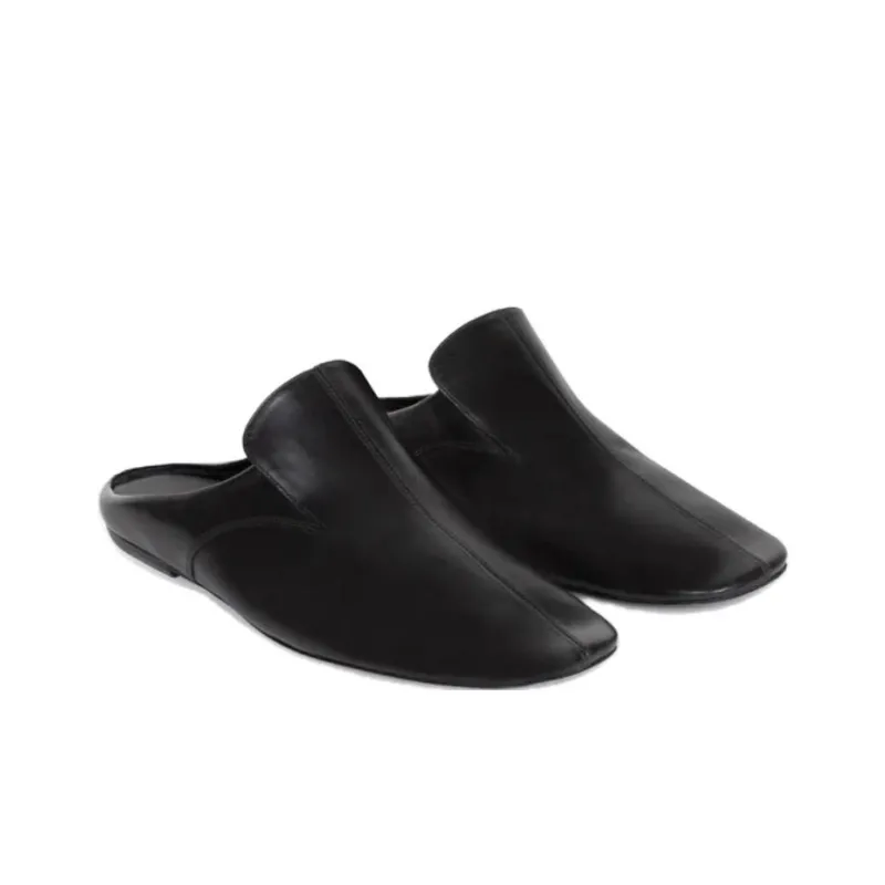 DRIES VAN NOTEN Wrap toe Slippers Men's Black-2