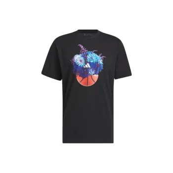 Adidas Floral Hoops Graphic Tee