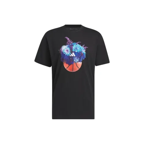Adidas Floral Hoops Graphic Tee