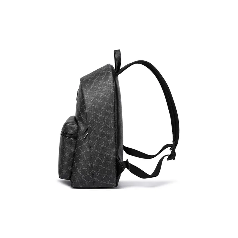 FAIRWHALE PU Backpack Regular Unisex Lead Gray-2