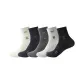 Ecru+Navy Blue+Dark Gray+Light Gray+Black[100% cotton Antibacterial]