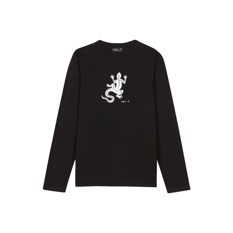 Agnes B. Coulos Lizard print T shirt-0