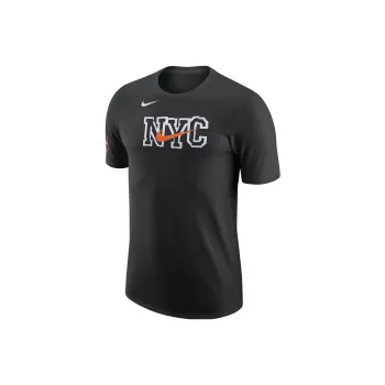 Nike New York Knicks City Edition T-Shirt City Edition New York Knicks Men's Black