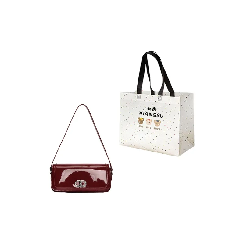 XIANGSU PU Shoulder Bag Regular Women's White/Silver/Black/Pink/Green/Red-24
