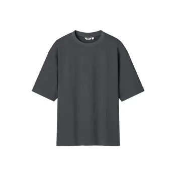 UNIQLO T Shirt Unisex Asphalt Gray