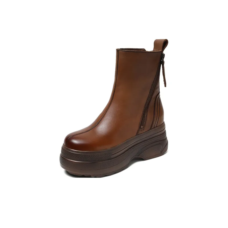 Devanro Ankle Boots High Heel Women's-5