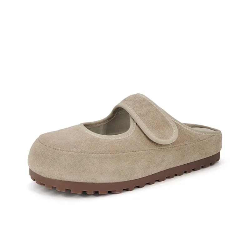Xuanbaihui Rubber Sole Wrap toe Slippers Women's-10