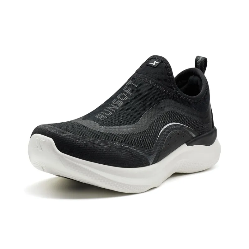 XTEP Soft Cube Breathable Low Top Casual Running Shoes Women's Black-1