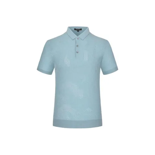 BRAUN BUFFEL T Shirt Men's Sky Blue