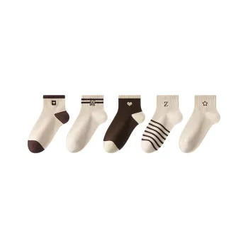 MIIOW Mid Calf Socks Women's 5 Pack