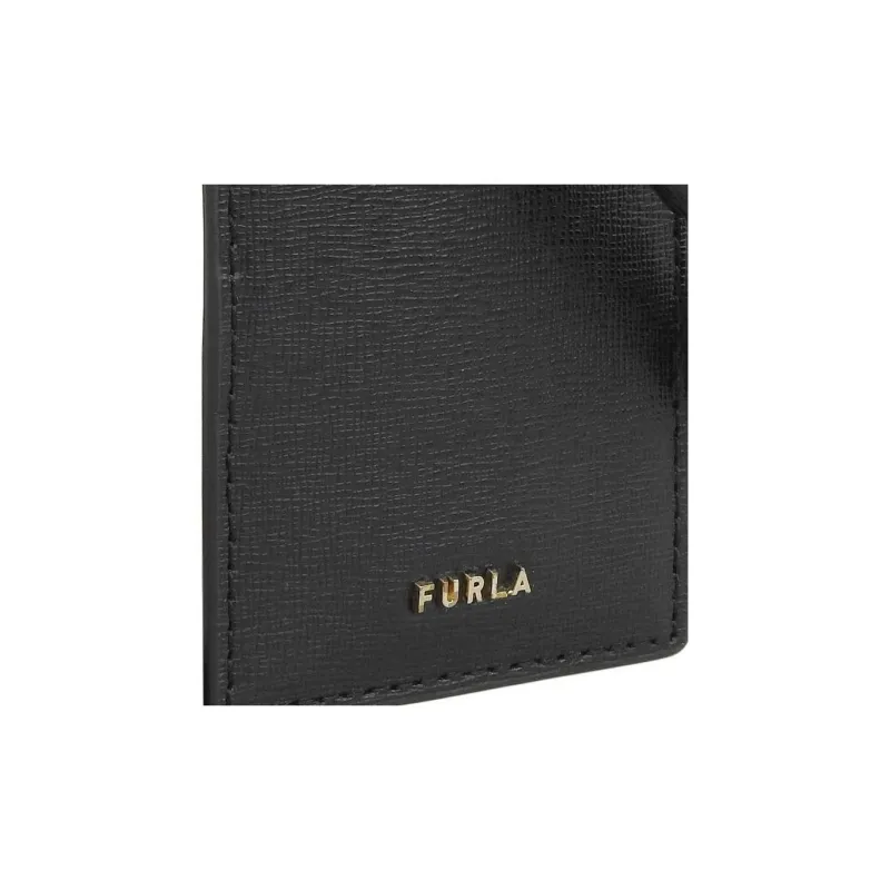 Furla Leather Card Holder Women's Black-4