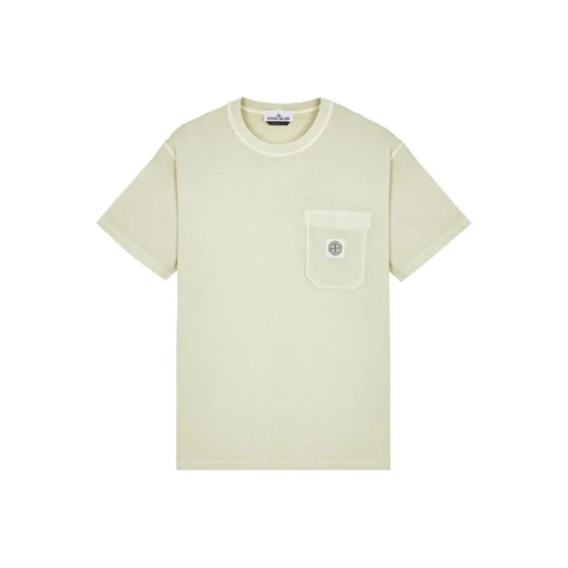 STONE ISLAND SS24 T Shirt Men's Pistachio Green-0