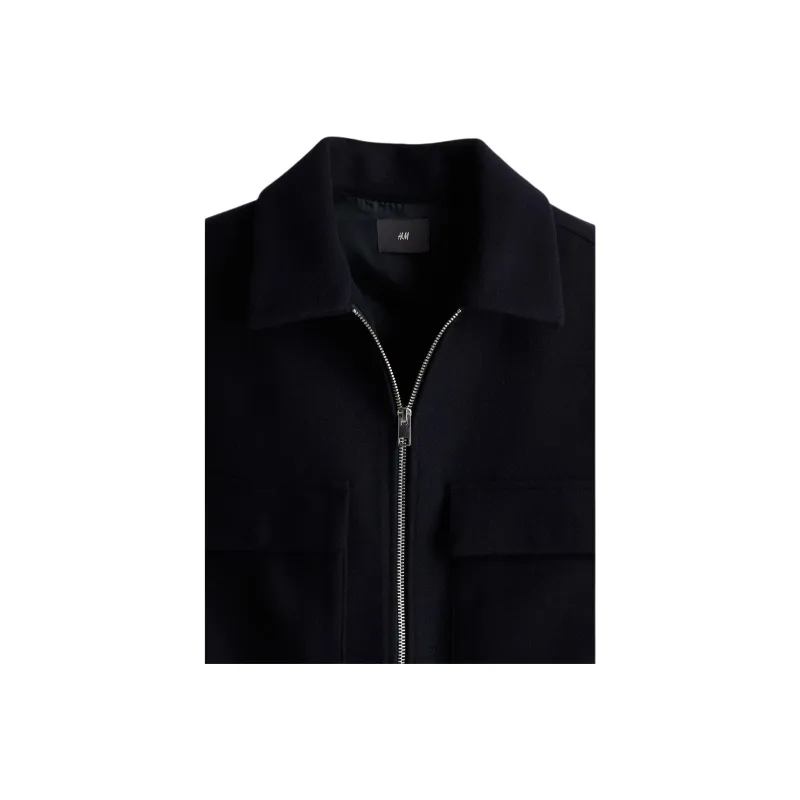 H&M Jackets & Coats Men's Marine Blue-3