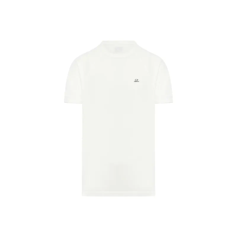 C.P.Company Logo Embroidered Crewneck T Shirt-0