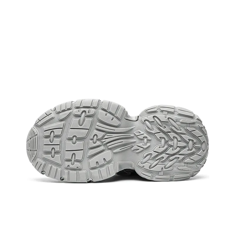 ORD Low Top Chunky Sneakers Unisex Silver-4