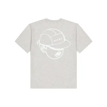 Beams X Champion PAPERBOY X BEAMS Co-brand T-Shirts Unisex Gray