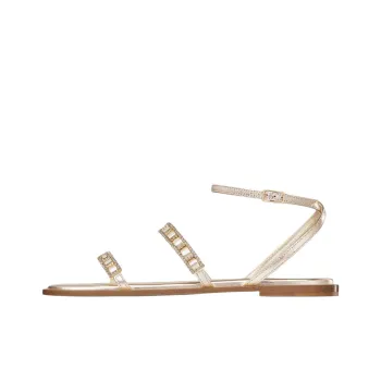 DIOR Diorissime One Strap Sandals Women's Gold
