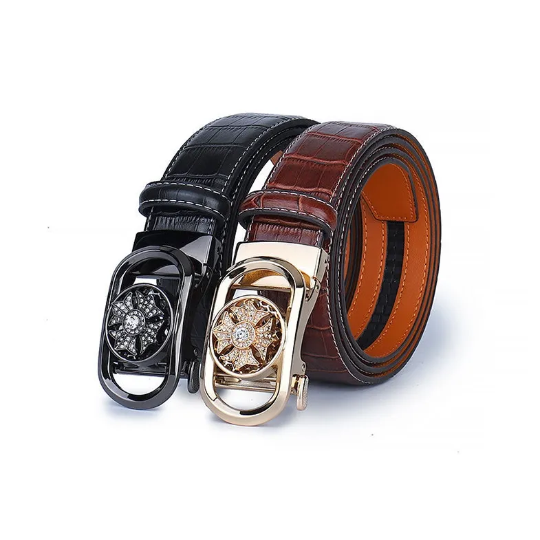 JONNY MOORE Cow Leather Belts Unisex 3.5CM-4