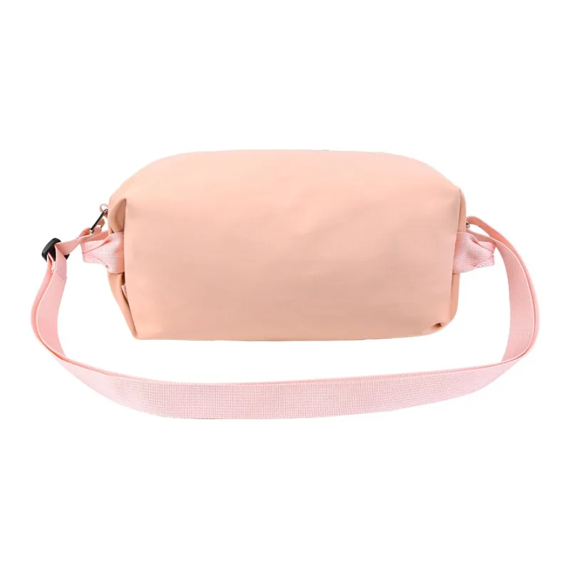 YOME Polyester Crossbody Bag Unisex Ecru/Ink Black/Lithospermum Pink-13