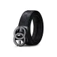 Gunmetal Buckle Embossed Strap