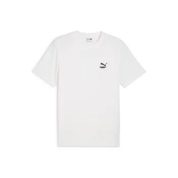 PUMA CLASSICS Small Logo Tee T Shirt Men's White