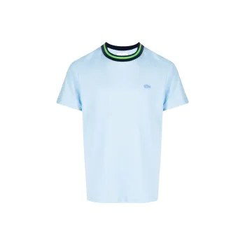LACOSTE Logo-embroidered Piqué T-shirt