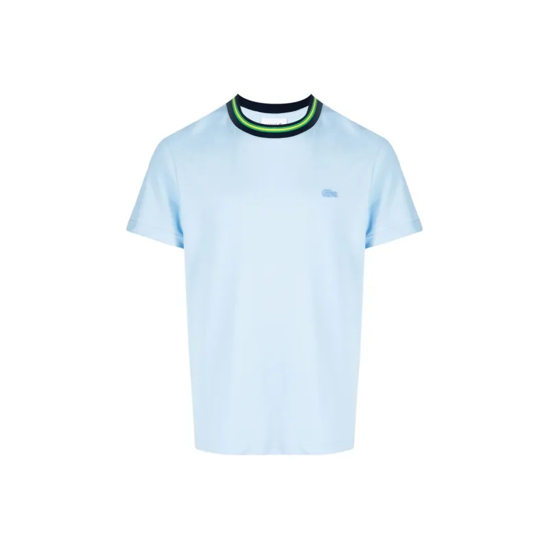 LACOSTE Logo-embroidered Piqué T-shirt-0