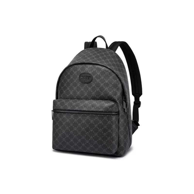 FAIRWHALE PU Backpack Regular Unisex Lead Gray-1