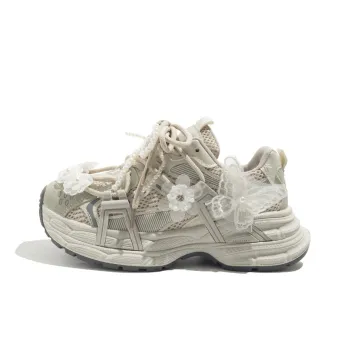 BEIER Platform Comfortable, Classic And Versatile Anti Slip Wear Resistant Low Top Chunky Sneakers Women's