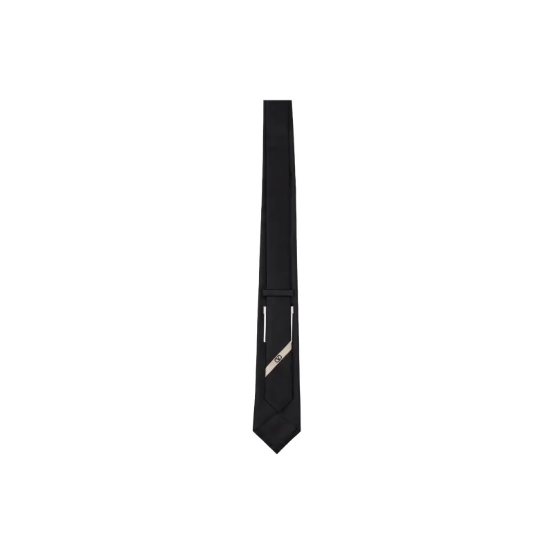 Valentino Silk Ties Men's Black-1