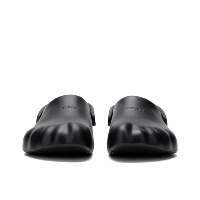 Balenciaga x Crocs Wrap toe Slippers Unisex Black-4