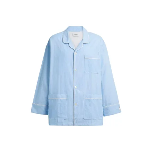 COACH Shirts Men Light Blue