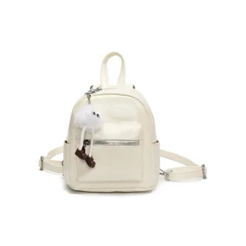 LUVISTRUE PU Small Backpack Regular Women's White/Light Gray/Black/Blue/Pink