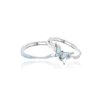 FOREVER MELODY S925 Silver Rings Unisex