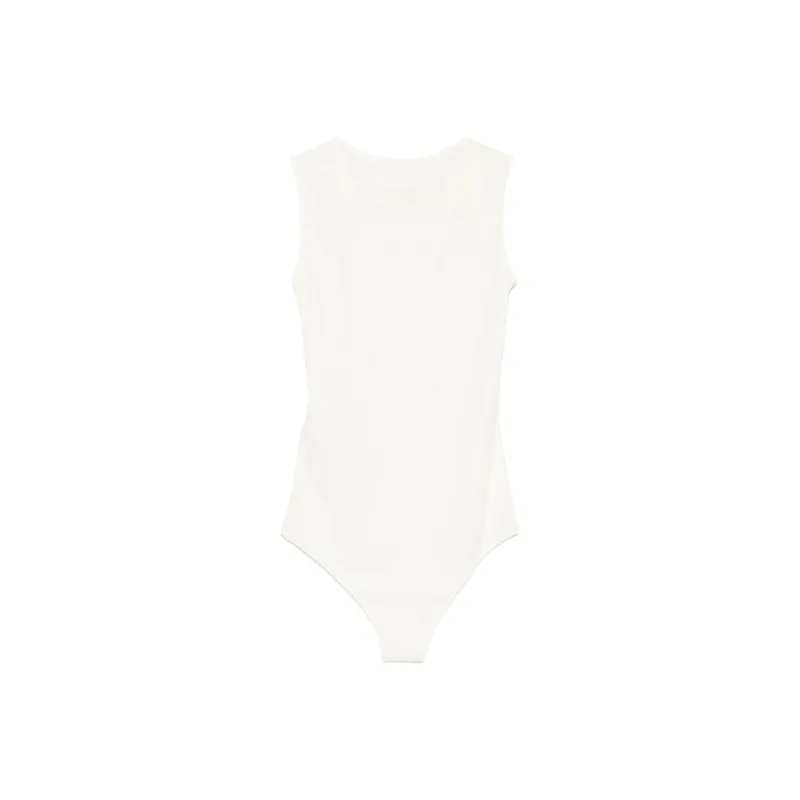 MM6 Maison Margiela Stretch jersey Bodysuit-1