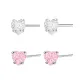 2 Pairs Pink+White