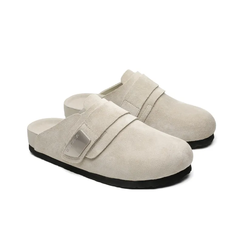 APRHE Rubber Sole Abrasion Resistant Slip Resistant Closed Toe Slippers Unisex-8