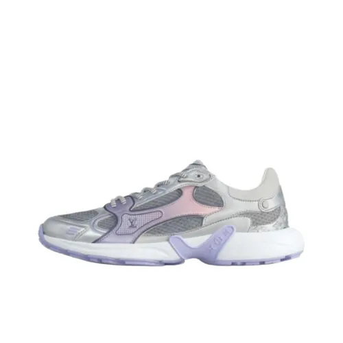 LOUIS VUITTON Olympia Low Top Casual Shoes Women's Purple