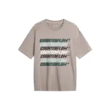 White Gray Green Stripes