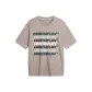 White Gray Green Stripes