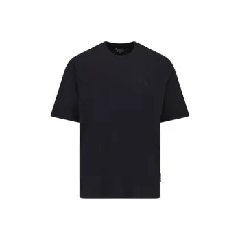 Moose Knuckles Logo Detailed Crewneck T Shirt